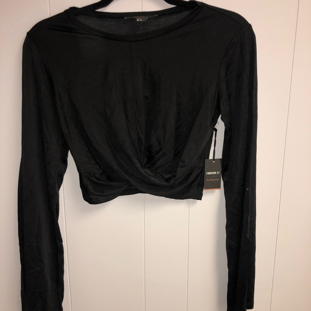 Forever 21 cross front long sleeve